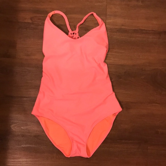 coral bathing suit one piece
